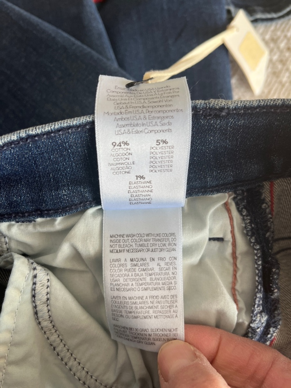 NWT MOTHER The Hustler Ankle Jeans in Here Kitty Kitty Glitter Racer Sz 28 - Picture 6 of 15